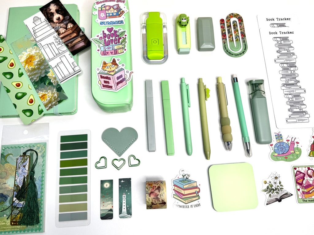 Mint Green Bundle 🌿 | Cozy Bookish Gift Box