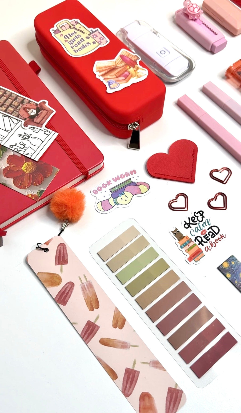 Cherry Red Bundle 🍒 | Cozy Bookish Gift Box